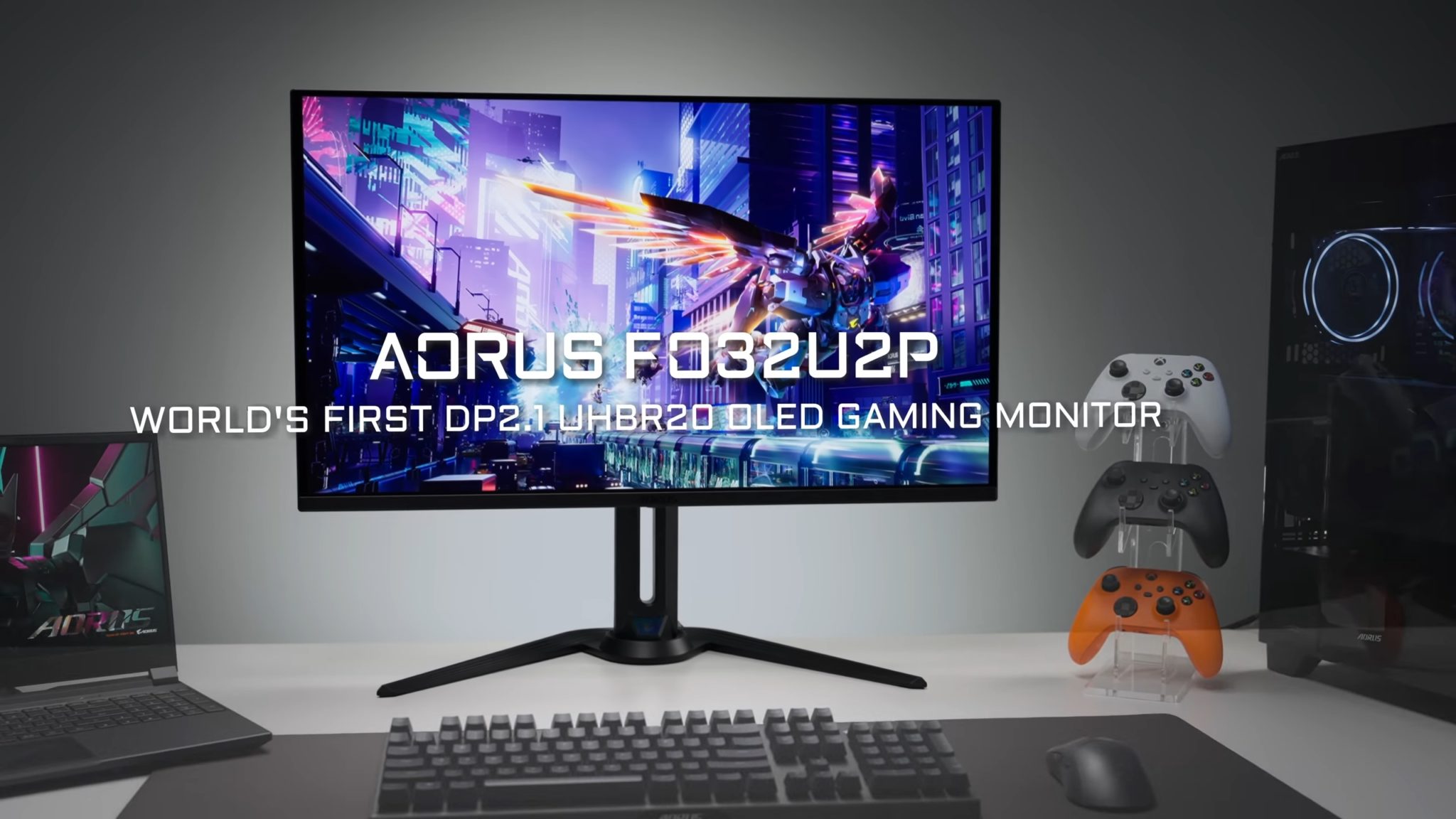 Gigabyte Unveils A Big Gaming OLED Monitor With A Steller Refresh Rate