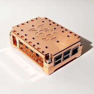 solid-cooper-maker-block-case:-complete-copper-case-for-the-raspberry-pi-4