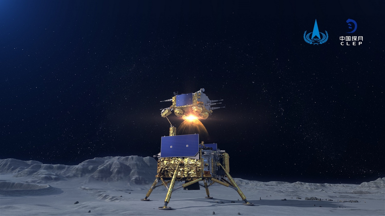 the-chinese-mission-chang'e-5-is-about-to-return-to-earth-with-samples-from-the-moon