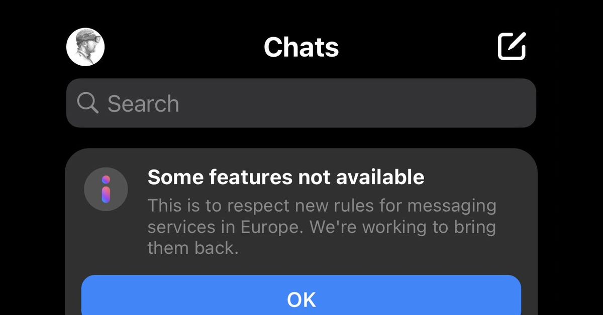 facebook-is-temporarily-disabling-some-messenger-and-instagram-features-in-europe