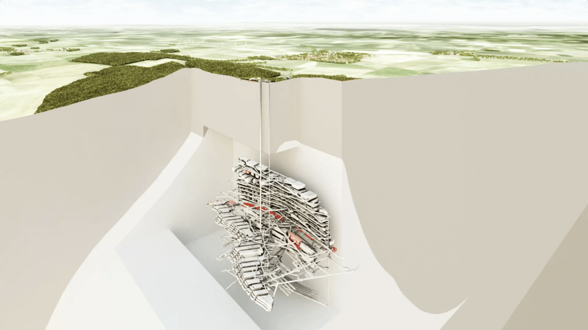 remote-controlled-vehicles-are-tested-in-the-asse-nuclear-waste-storage-facility