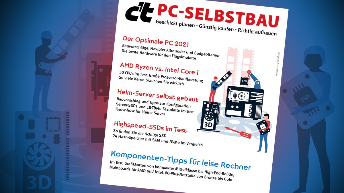 heise-offer:-now-in-the-magazine-trade:-special-issue-c't-pc-self-construction