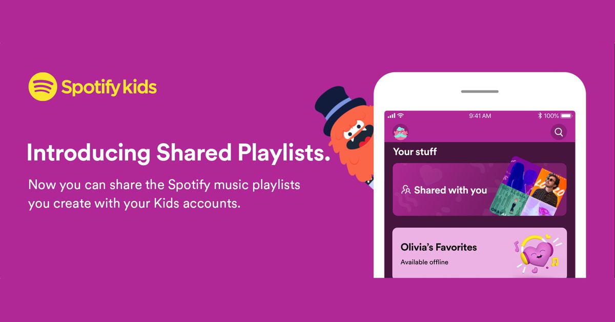 spotify-kids-now-supports-shared-playlists,-letting-parents-control-the-music