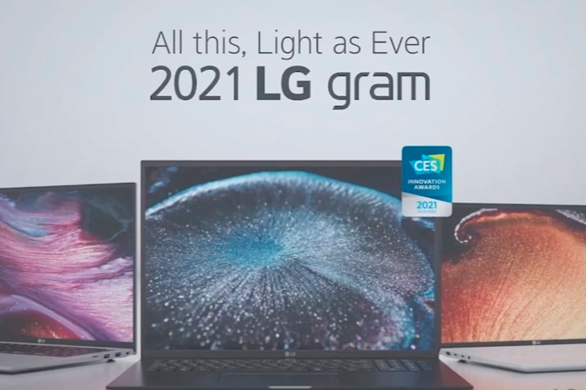 ces-2021:-lg-gram-2021-laptops-are-lighter-than-ever,-intel-evo-certified-and-16:10-display