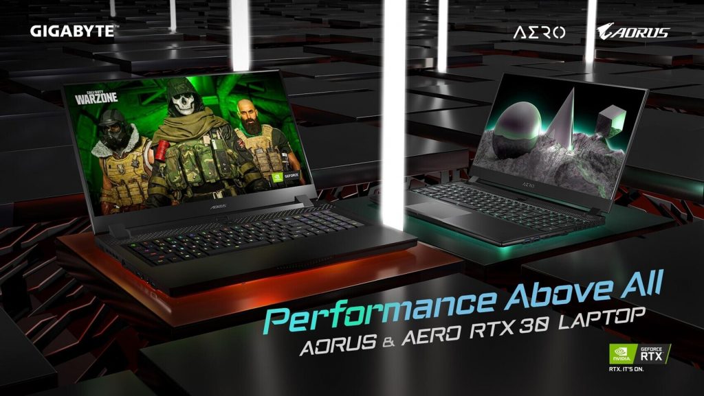 ces-2021:-gigabyte-upgrades-its-aero-and-aorus-laptop-lineups,-launches-new-series
