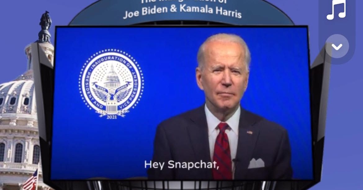 biden-plans-inauguration-day-snapchat-filter-alongside-locked-down-live-event