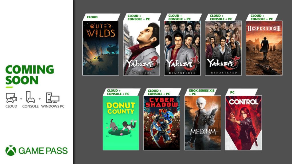 xbox-game-pass-adds-control,-the-medium,-yakuza-remastered-and-more-this-month