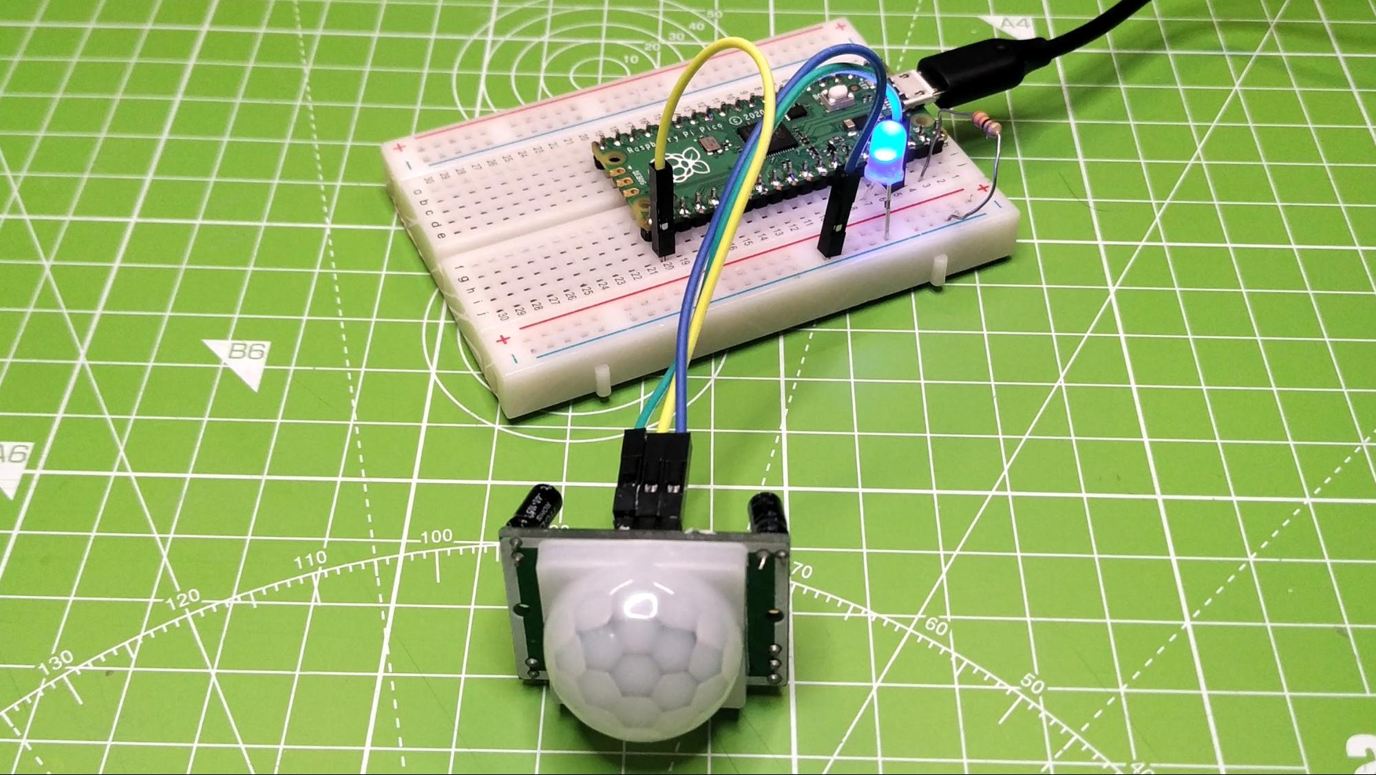 How To Use A Motion Sensor With Raspberry Pi Pico Rondea 2334
