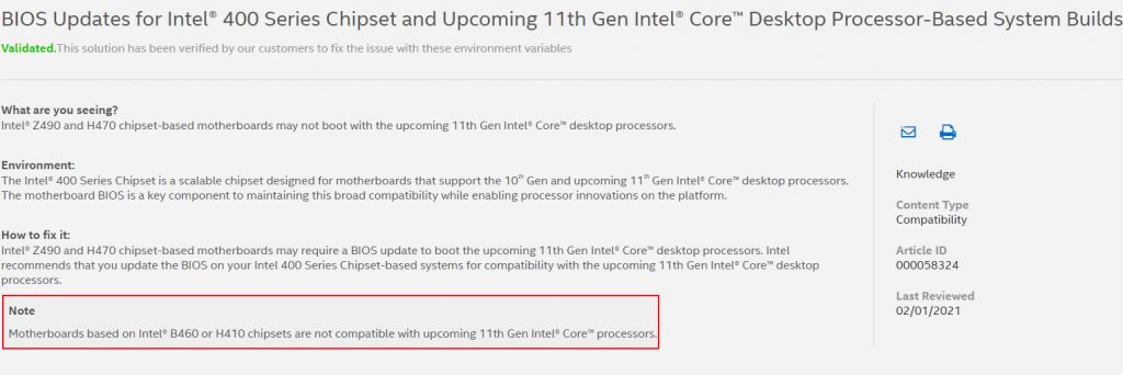 intel-h410-and-b460-motherboards-won’t-support-11th-gen-intel-core-processors