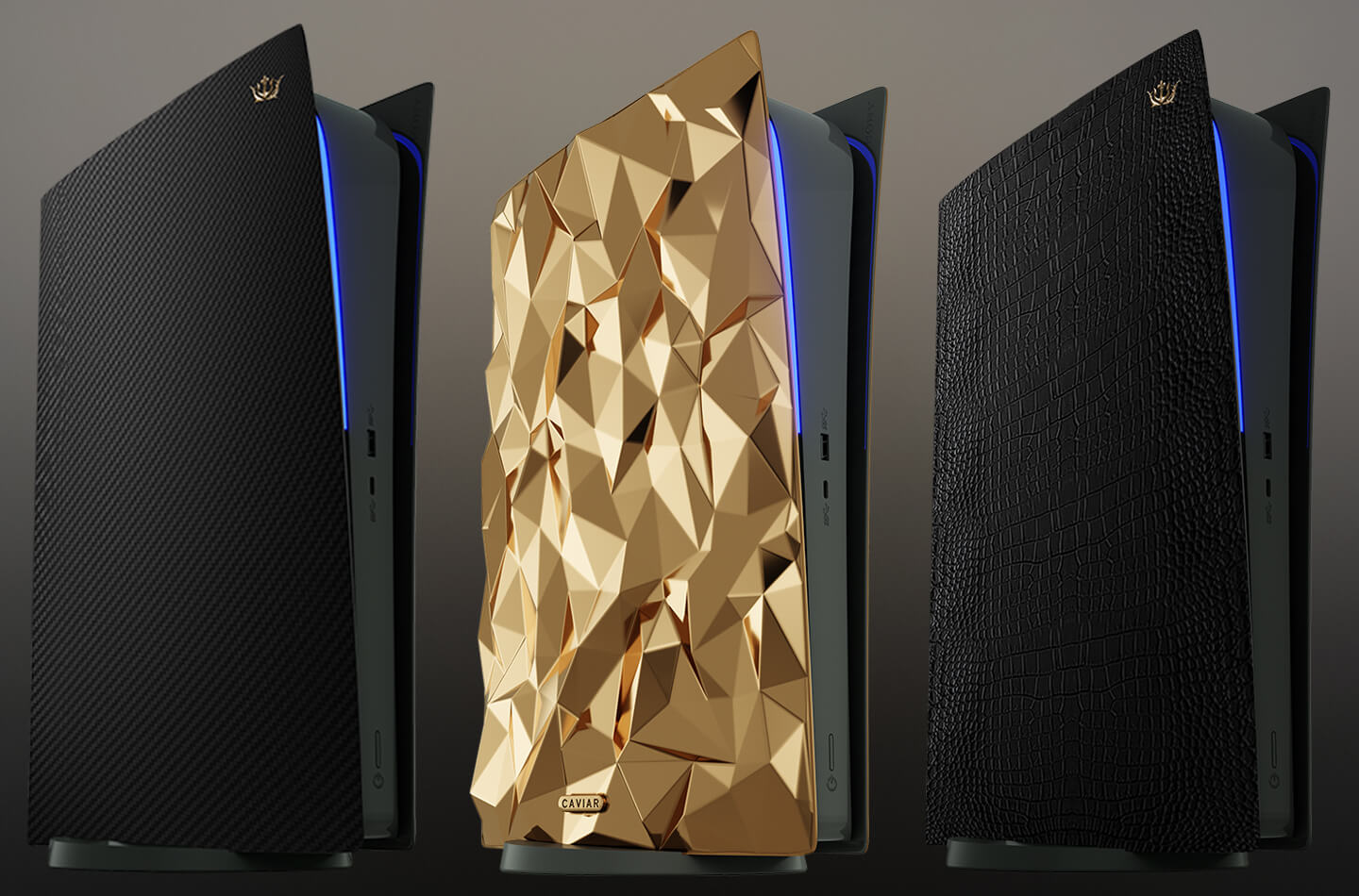 playstation-5-limited-editions-with-black-carbon,-leather-or-gold