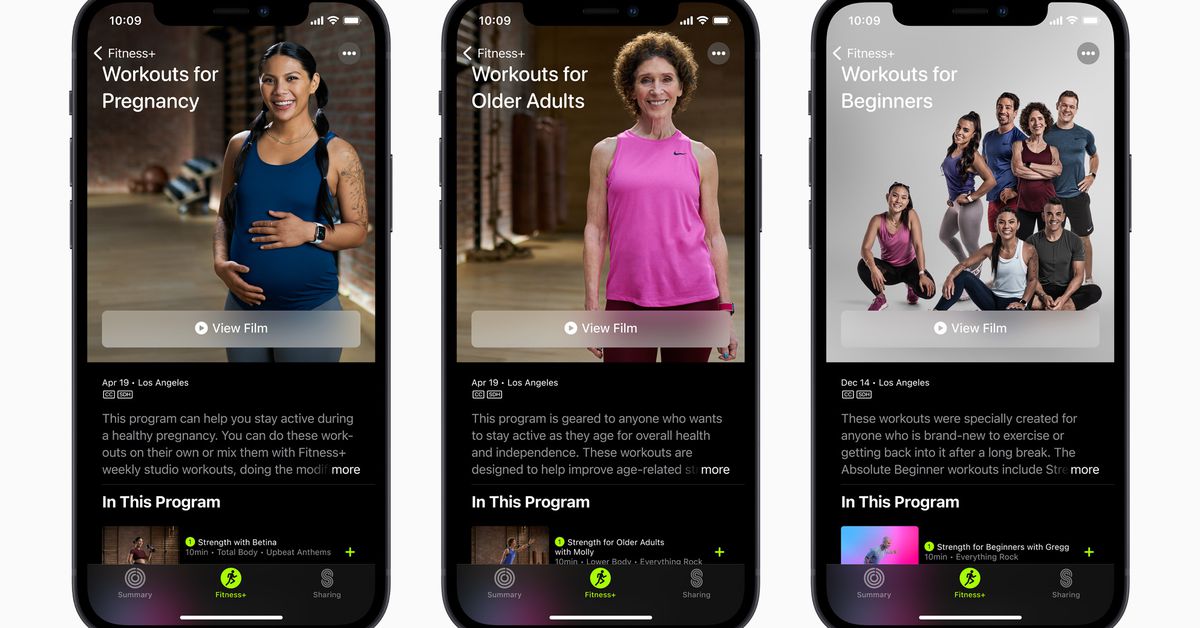 apple-fitness-plus-adds-new-workouts-designed-specifically-for-pregnant,-beginner,-and-older-users