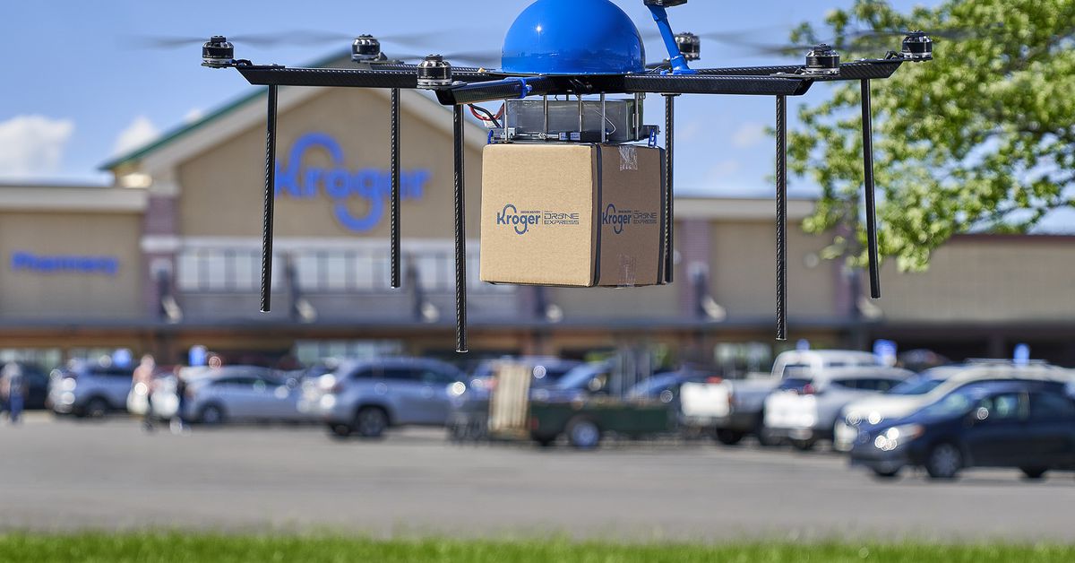kroger-begins-testing-drone-deliveries-for-baby-products-and-s’mores