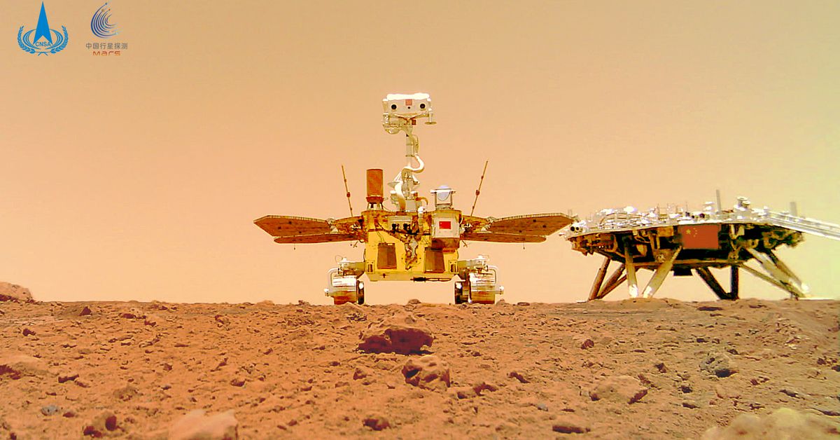 china’s-zhurong-rover-sends-a-selfie-from-mars