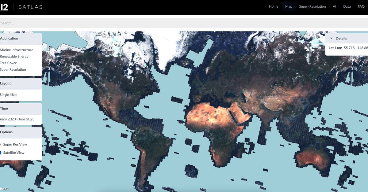 A new AI-generated map of the world’s trees and renewable energy ...