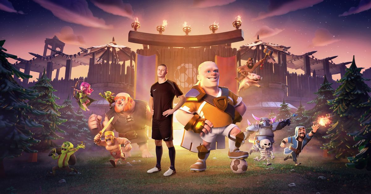 erling-haaland-becomes-the-first-‘real-person’-in-clash-of-clans