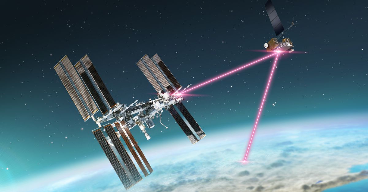 NASA fired its space lasers to communicate with the ISS Rondea