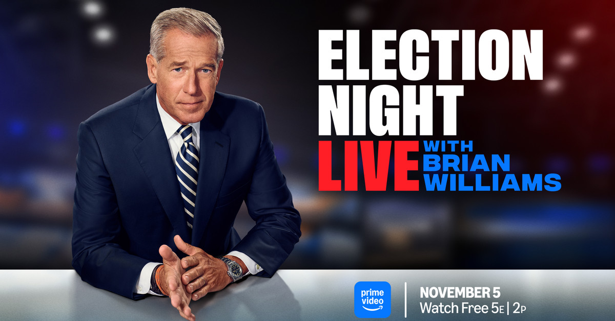 amazon-will-stream-a-live-election-special-hosted-by-brian-williams