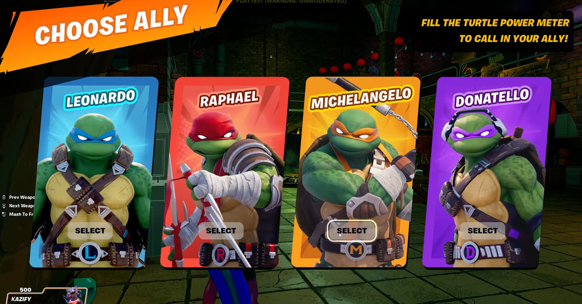 fortnite’s-new-tmnt-roguelike-shows-the-potential-for-user-made-games