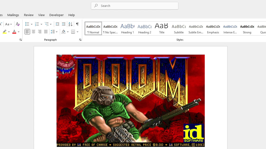 doom-ported-to-a-standalone-microsoft-word-document-—-plays-well-but-there’s-no-sound