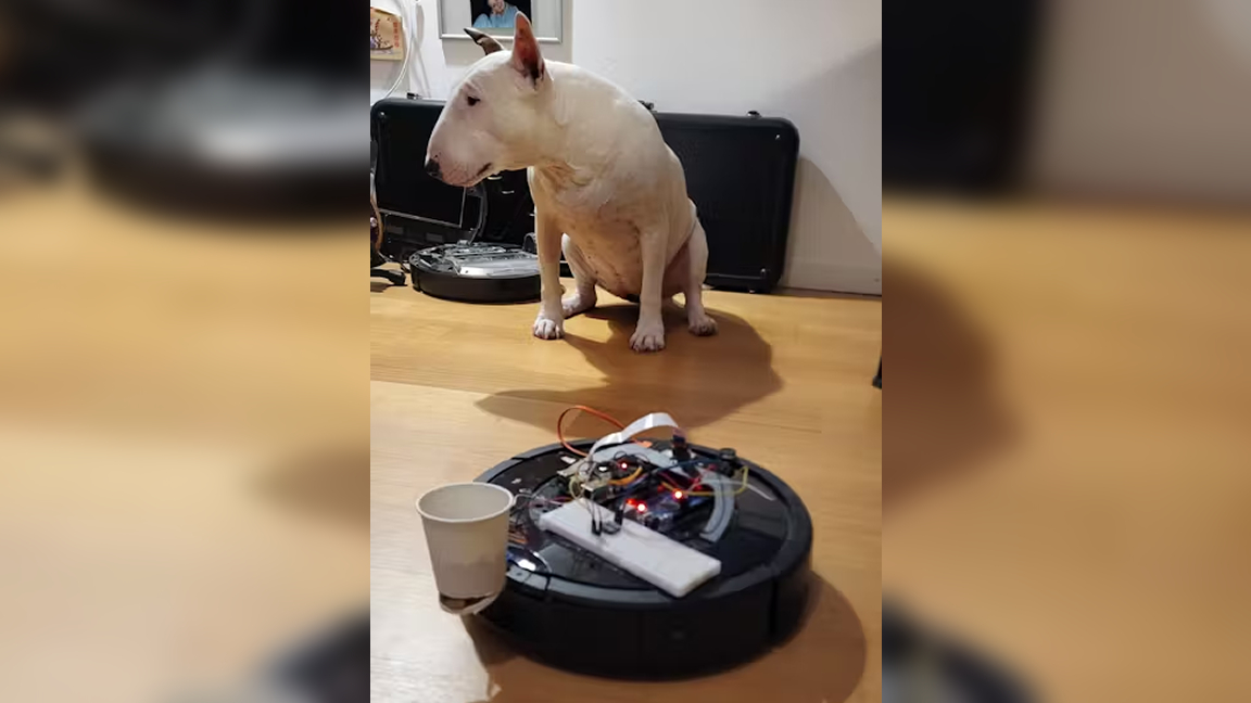 maker-turns-old-roomba-vacuum-into-a-raspberry-pi-powered-ai-dog-feeding-robot