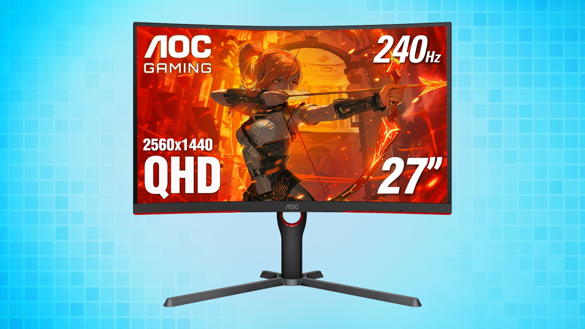 aoc-27-inch-1440p-240-hz-curved-gaming-monitor-is-at-an-all-time-low-price-of-$219